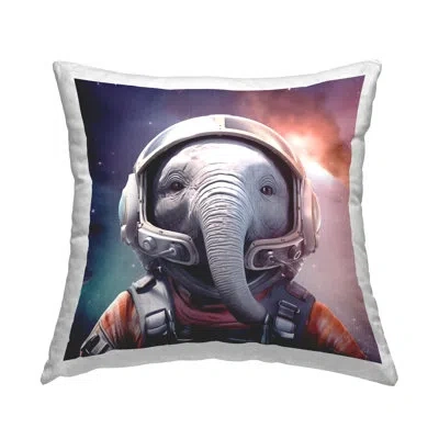 Stupell Industries Polyester Throw Pillow In Purple