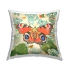Stupell Industries Polyester Throw Pillow In Red