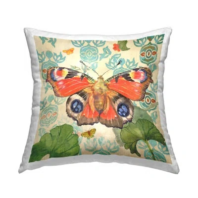 Stupell Industries Polyester Throw Pillow In Red