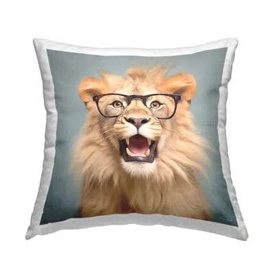 Stupell Industries Polyester Throw Pillow In Tan