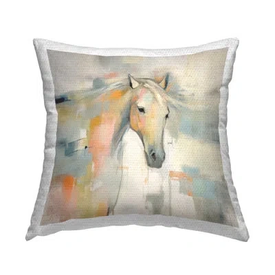 Stupell Industries Polyester Throw Square Indoor/outdoor Pillow Cover & Insert By Irena Orlov In Blue;beige