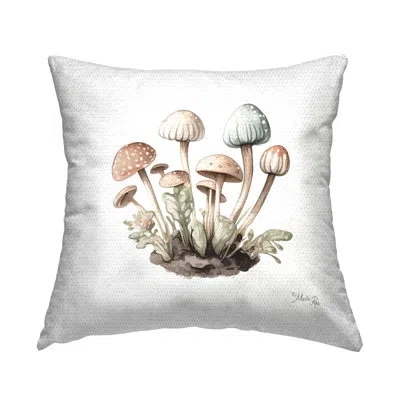 Stupell Industries Polyester Throw Square Indoor/outdoor Pillow Cover & Insert By Marla Rae In Tan