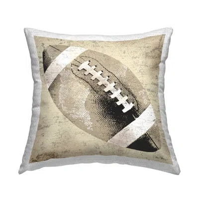 Stupell Industries Polyester Throw Square Indoor/outdoor Pillow Cover & Insert By Peter Horjus In Brown;beige