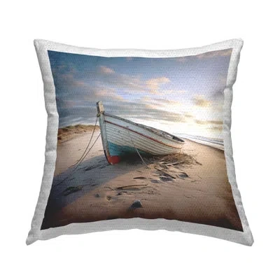 Stupell Industries Polyester Throw Square Indoor/outdoor Pillow Cover & Insert By Ray Powers In Tan