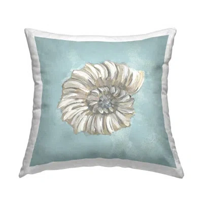 Stupell Industries Polyester Throw Square Pillow Cover & Insert In Blue