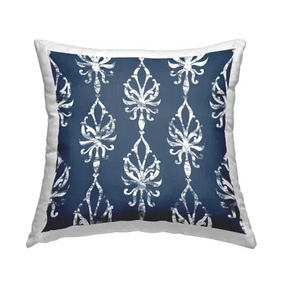 Stupell Industries Polyester Throw Square Pillow Cover & Insert In Blue