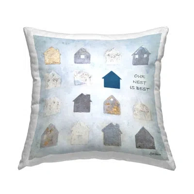 Stupell Industries Polyester Throw Square Pillow Cover & Insert By Britt Hallowell