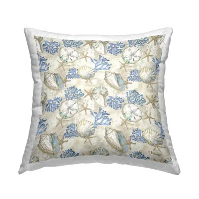 Stupell Industries Polyester Throw Square Pillow Cover & Insert By Bungalow Rose
