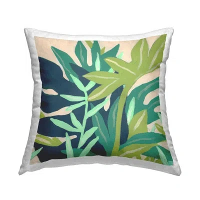 Stupell Industries Polyester Throw Square Pillow Cover & Insert By June Erica Vess