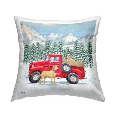 Stupell Industries Polyester Throw Square Pillow Cover & Insert By Paul Brent