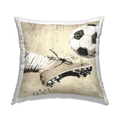 Stupell Industries Polyester Throw Square Pillow Cover & Insert By Peter Horjus