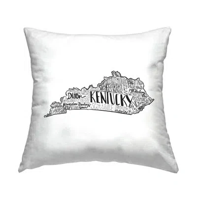 Stupell Industries Polyester Throw Square Pillow Cover & Insert By Saturday Evening Post