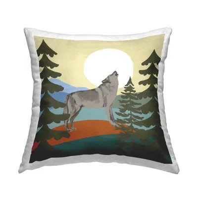 Stupell Industries Polyester Throw Square Pillow Cover & Insert By Victoria Barnes