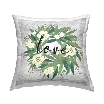 Stupell Industries Polyester Throw Square Pillow Cover & Insert By Ziwei Li