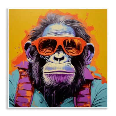 Stupell Industries Pop Style Gorilla