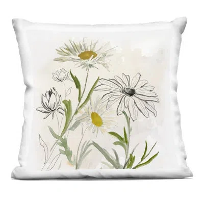 Stupell Industries Pure Simplicity Flowers Decorative Printed Throw Pillow Design By Jacob Q In Floral 1
