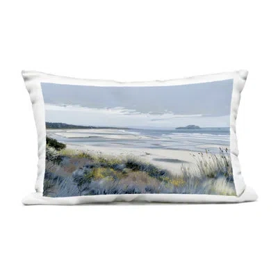 Stupell Industries Reflections Of Blue Shore Outdoor Printed Pillow Design By Irena Orlov