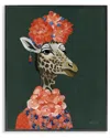 Stupell Industries Regal Giraffe Portrait Framed Giclee Art In Multi