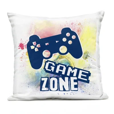 Stupell Industries Retro Modern Game Zone Design By Marcus Prime Outdoor Printed Pillow In Yellow