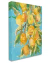 Stupell Industries Ripe Lemon Tree Distortion Yellow Blue Green Stretched Canvas Wall Art By Third And Wall In Blue