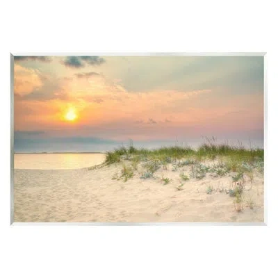 Stupell Industries Rising Sun Seaside Beach Morning Giclee Art By Brooke T. Ryan In Wood