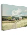 Stupell Industries Road Leading Home Countryside Mountain Landscape Stretched Canvas Wall Art By Ziwei Li In Green