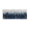 Stupell Industries Rustic Blue Forest Tree Line Canvas Art In Blue