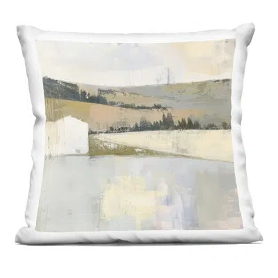 Stupell Industries Rustic Country Terrain Decorative Printed Throw Pillow, Design By Elara Yasna In Tan