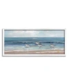 Stupell Industries Sandpipers Birds Cloudy Sky Art Collection In Multi-color
