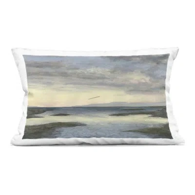 Stupell Industries Sea Expanse View Decorative Printed Throw Pillow Design By Michael Willett In Blue