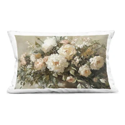 Stupell Industries Secret Garden Arrangement Decorative Printed Throw Pillow, Design By Heidi Kuntz, 14 X 7 X 20 In Green