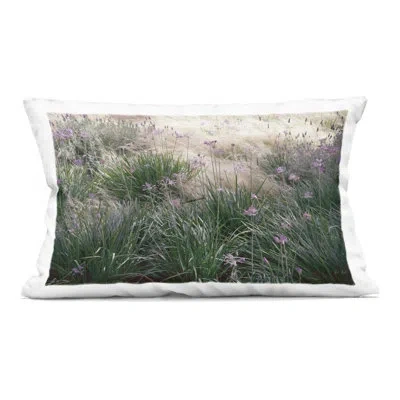 Stupell Industries Secret Garden Meadow Blooms Decorative Printed Throw Pillow, Design By Deborah Revell In Green