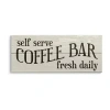 Stupell Industries Self Serve Coffee Bar Canvas Art In Sand