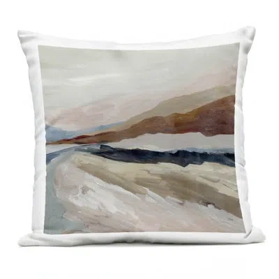 Stupell Industries Shadows Of Dusk Landscape Outdoor Printed Pillow Design By Jacob Q In Beige