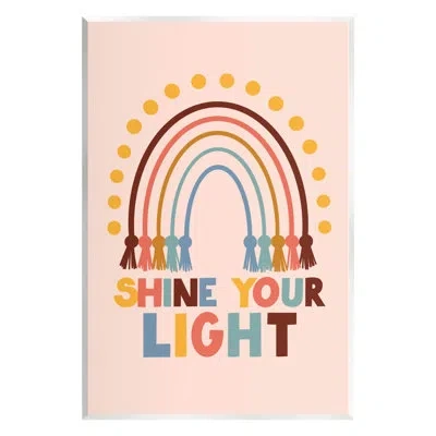 Stupell Industries Shine Your Light Hanukkah At-160 In Wall Plaque
