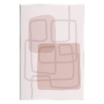 Stupell Industries Soft Abstract Boho Squares By Urban Epiphany Graphic Art In Mdf