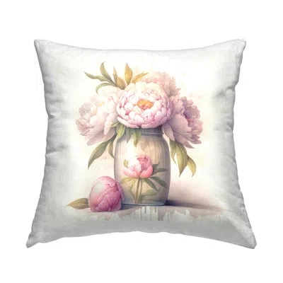 Stupell Industries Soft Pink Peonies Decorative Printed Throw Pillow Design By Lsr Design Studio
