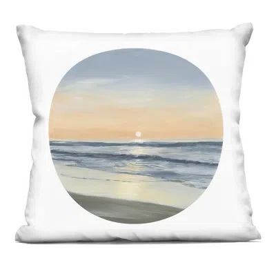 Stupell Industries Soft Sunset Reflection Decorative Printed Throw Pillow, Design By Georgie Harrison, 18 X 7 X 18 In Blue
