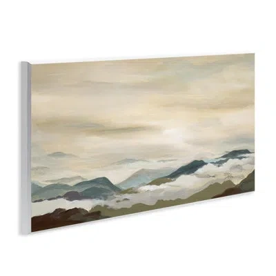 Stupell Industries Solemn Mountains Peeking Wall Plaque Art By Patricia Pinto In Beige