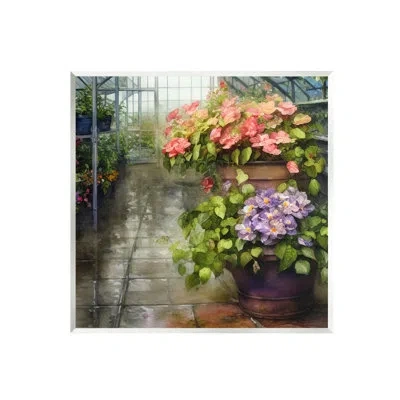 Stupell Industries Spring Blossoms Greenhouse Garden Canvas Wall Art By Alpenglow Workshop In Unframed
