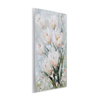Stupell Industries Spring Floral Blossoms Wall Plaque Art, Design By Lsr Creative Studio In Gray