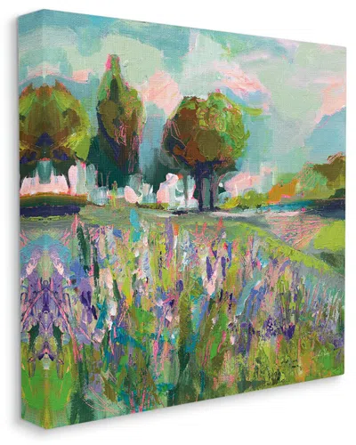 Stupell Industries Spring Floral Meadow Tree Landscape Flower Painting Stretched Canvas Wall Art By Jeanette In Multicolor