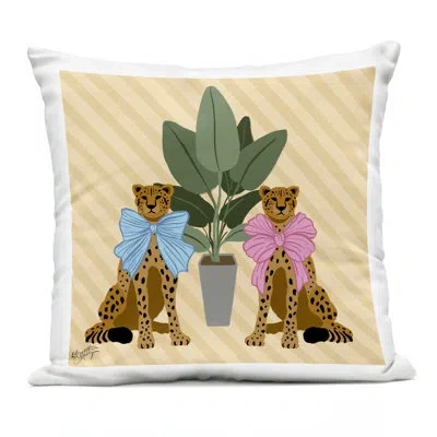 Stupell Industries Studious Reading Outdoor Printed Pillow, Design By Elizabeth Medley