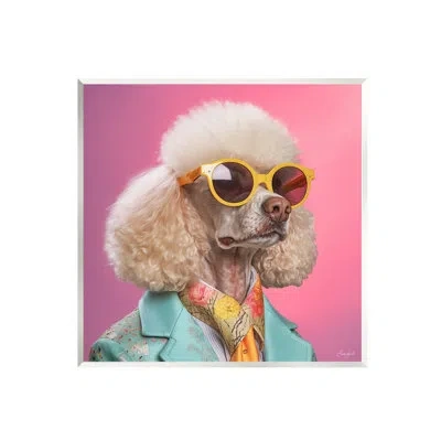 Stupell Industries Stylish Poodle Portrait By Roozbeh