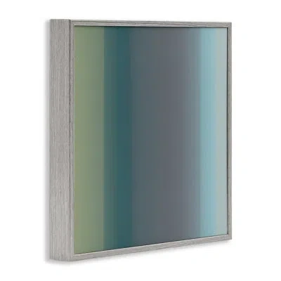 Stupell Industries Subtle Ombre Gradient Framed Giclee Art By Third & Wall Studios In Farmhouse Gray Framed Giclee