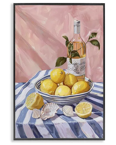 Stupell Industries Summer Fruit & Wine Framed Giclee Art In Multi