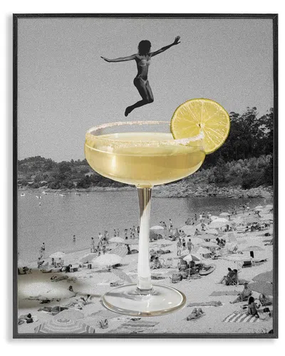 STUPELL STUPELL INDUSTRIES SWIMMING IN COCKTAIL FRAMED GICLEE ART