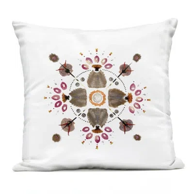 Stupell Industries Symmetrical Nautical Collection Outdoor Printed Pillow, Design By Beth Adoette In Brown