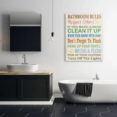 Stupell Industries Textual Art On Canvas In Wrapped Canvas