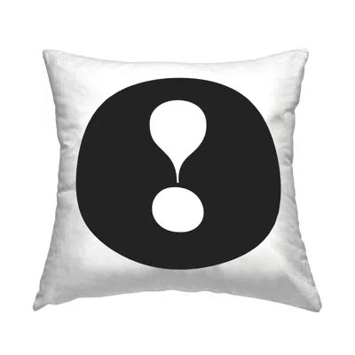 Stupell Industries Throw Pillow In Black